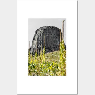 Devils Tower From Red Beds Trail Posters and Art